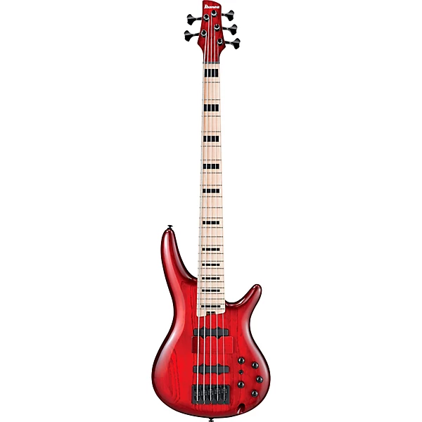ANB205 Adam Nitti Signature 5 String Bass Transparent Wine Red Burst