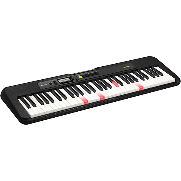 Casiotone LK S250 Lighted 61 Key Digital Keyboard Essentials Bundle Black