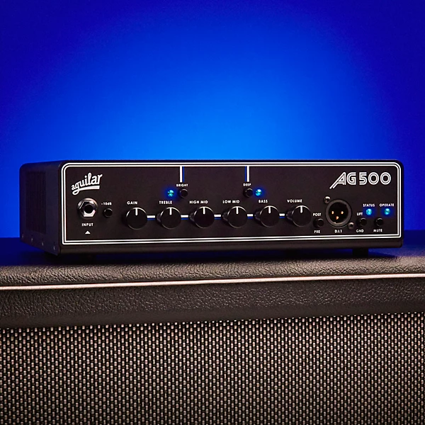 AG 500 V2 500W Bass Amp Head Black