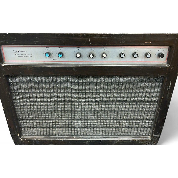 Vintage 1960s Silvertone 1474 Reverberator Twin Twelve Tube Guitar Combo Amp