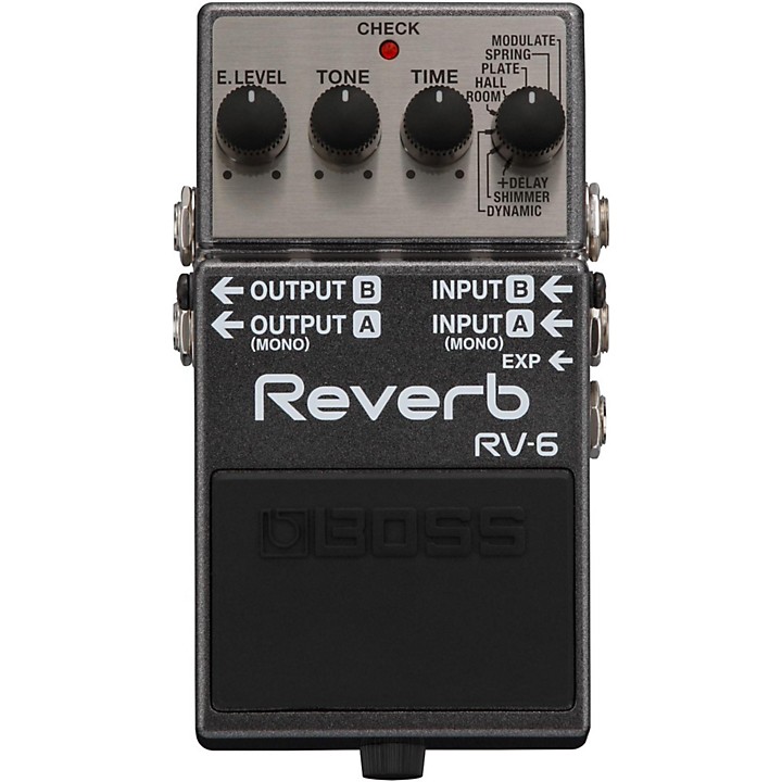 RV 6 Digital Delay Reverb Guitar Effects Pedal