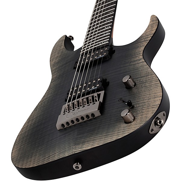 Schecter Guitar Research Banshee Mach 7 EverTune 7 String Electric Guitar FalloutBurst