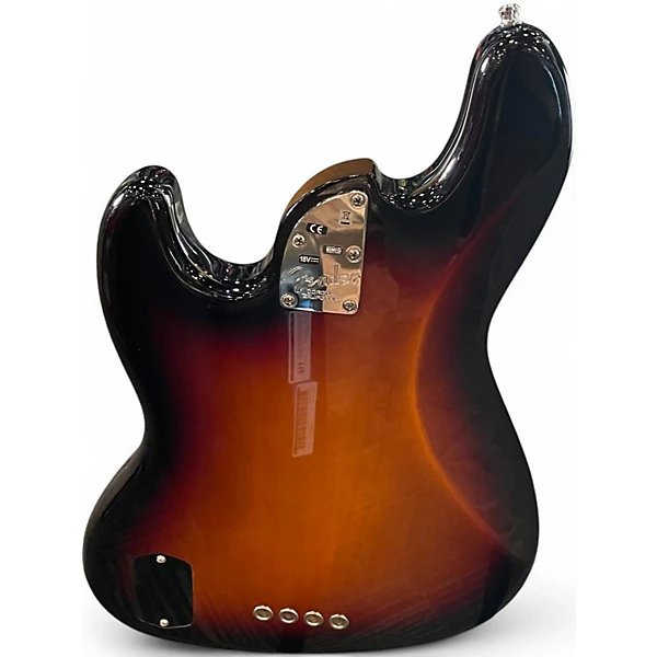 Used Fender American Elite Jazz Bass 3 Color Sunburst Electric Bass Guitar