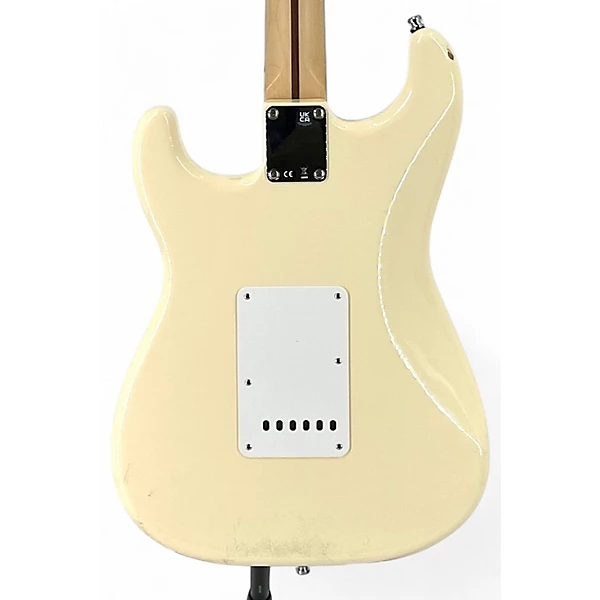 Used Fender Artist Series Jimmie Vaughan Tex Mex Stratocaster Cream Solid Body Electric Guitar