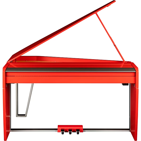 VIVO H10MG Digital Mini Grand Piano Polished Dark Red