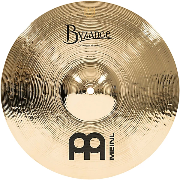MEINL Byzance Medium Hi Hat Brilliant Cymbals 14 in.