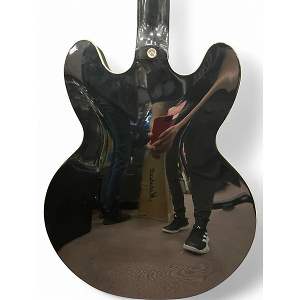 Epiphone Used Epiphone Dot Ebony Hollow Body Electric Guitar