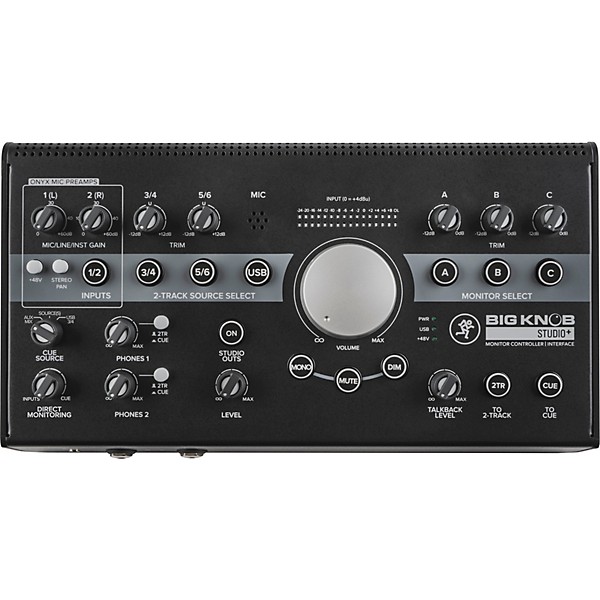 Mackie Big Knob Studio Monitor Controller Interface Level 1 J49166004000000.gc