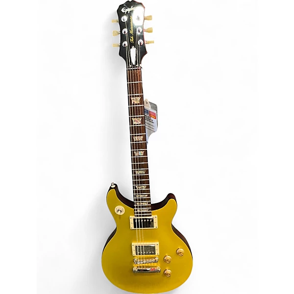 Used Epiphone Limited Edition Tak Matsumoto DC Custom Gold Top Solid Body Electric Guitar