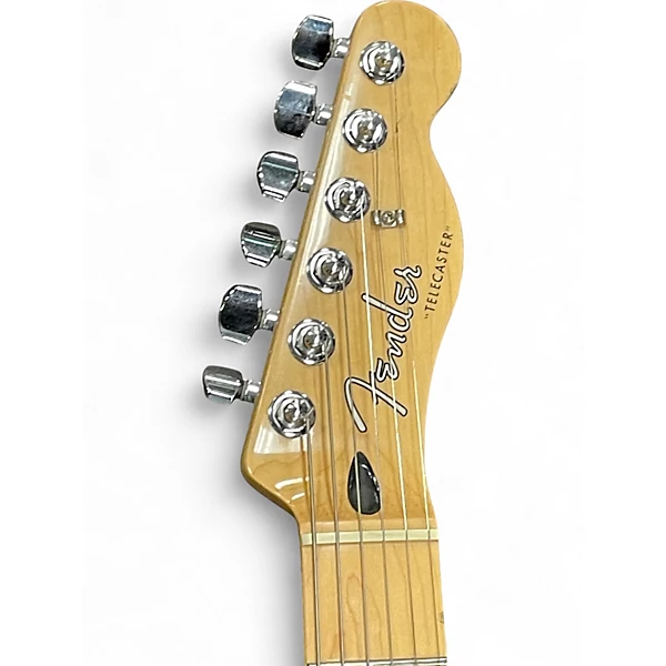 Used Fender Player Telecaster Black and Silver Solid Body Electric Guitar