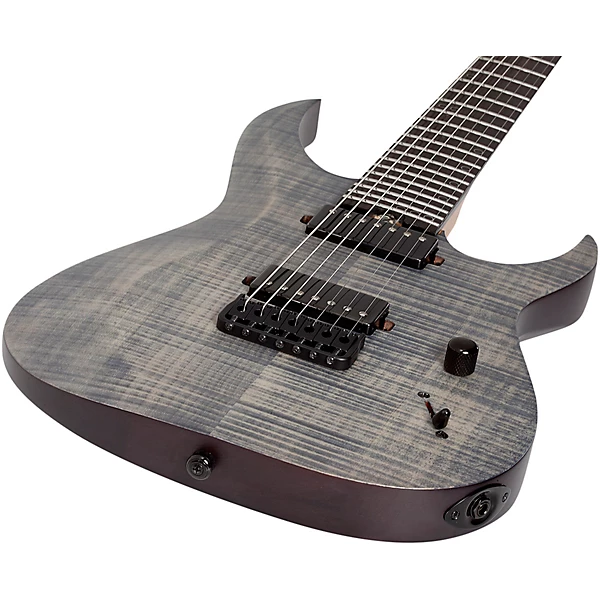 Sunset 7 String Extreme Electric Guitar Grey Ghost