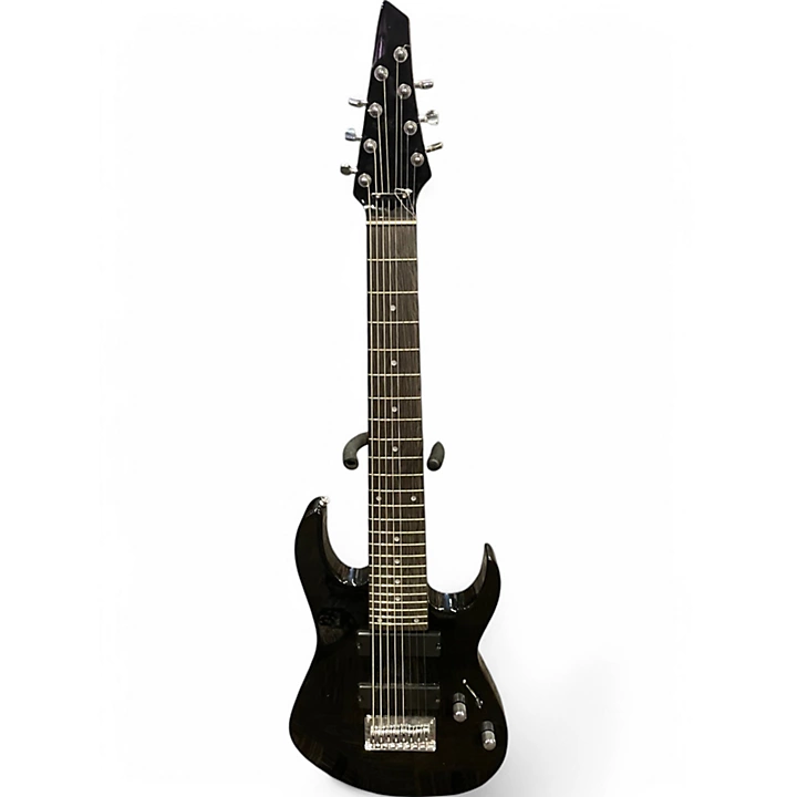 Hadean Used Hadean ELS 8 STRING GTR BLACK Solid Body Electric Guitar.gc