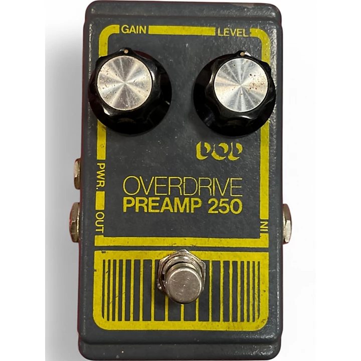 Vintage 1979 DOD Analog Overdrive Preamp 250 Effect Pedal