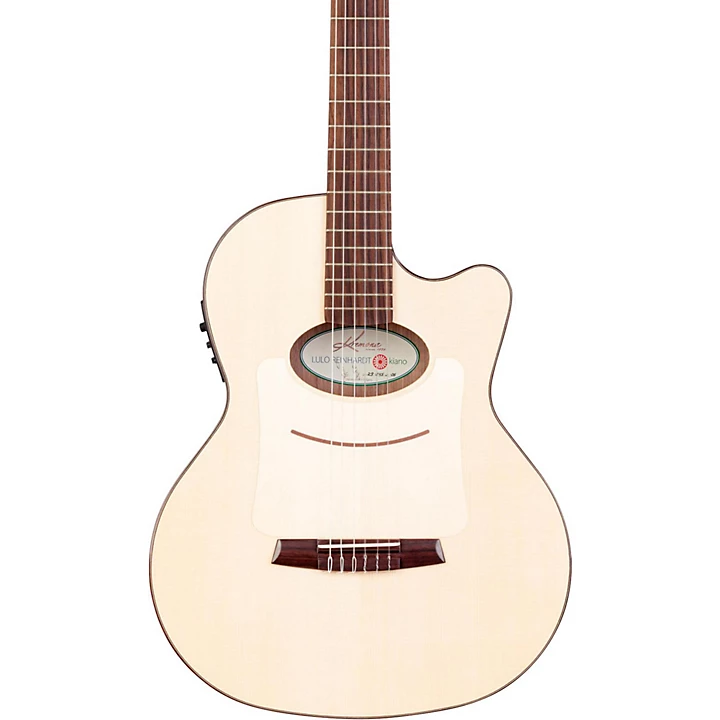Kremona Lulo Reinhardt Kiano Nylon String Acoustic Electric Guitar Natural
