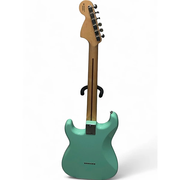 Used Fender Tom Delonge Signature Stratocaster Seafoam Green Solid Body Electric Guitar