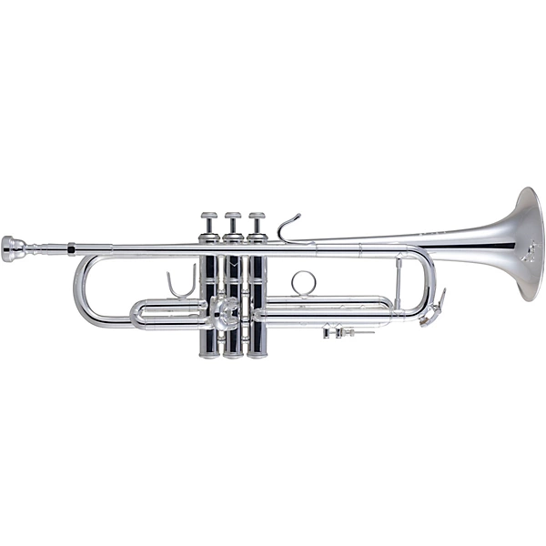 180 Stradivarius 43 Bell Series Professional Bb Trumpet with Reverse Leadpipe Silver plated Yellow Brass Bell