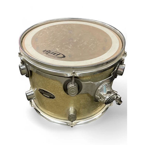 PDP by DW Used PDP by DW 5 Piece CX SERIES Silver Sparkle Drum Kit.gc