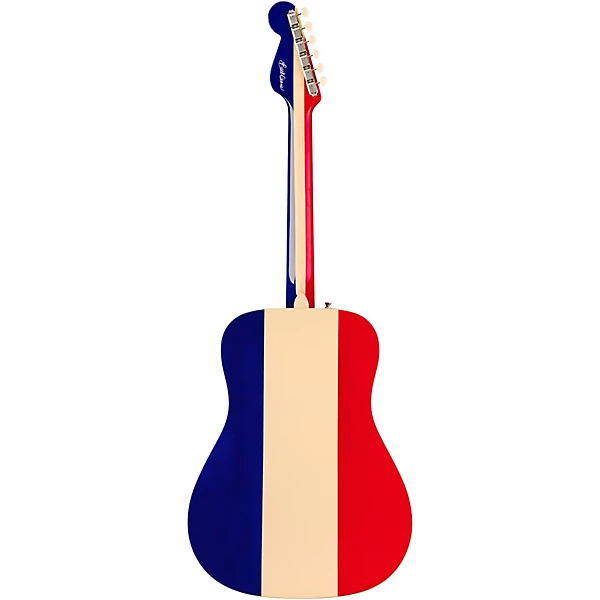 Buck Owens Signature Kingman Limited Edition Acoustic Electric Guitar Red White and Blue
