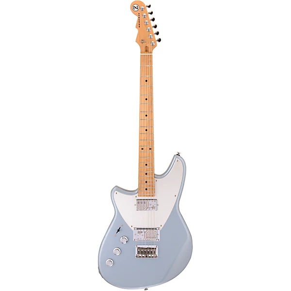 Reverend Billy Corgan Signature Z One Left Handed Electric Guitar Metallic Silver Freeze