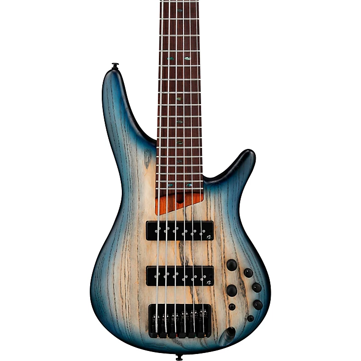SR606E 6 String Electric Bass Cosmic Blue Starburst Flat