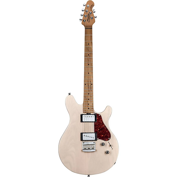Sterling by Music Man James Valentine Signature Series 6 String Electric Guitar Level 2 Transparent Buttermilk
