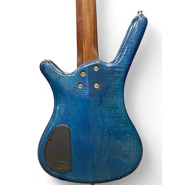 Used Warwick CORVETTE PROLINE Blue Electric Bass Guitar