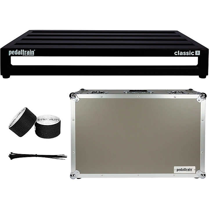 Classic 3 Pedalboard with Tour Case Large Black