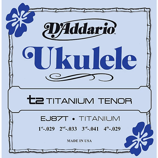EJ87T Titanium Tenor Ukulele Strings