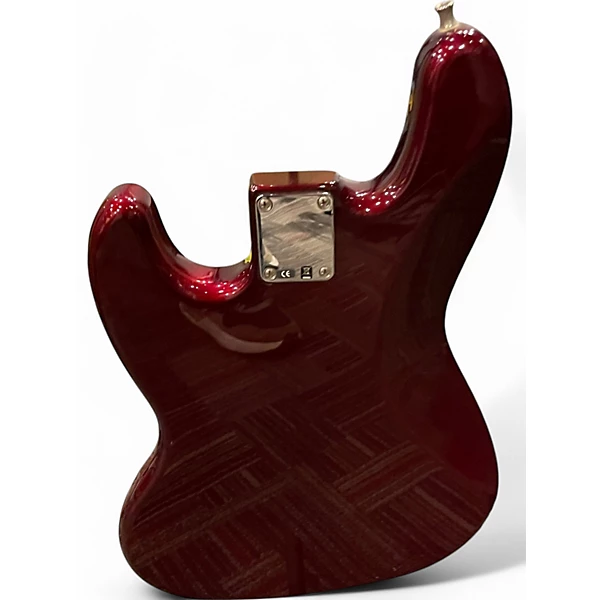 Fender Used 2008 Fender Standard Fretless Jazz Bass Wine Red Electric Bass Guitar.gc