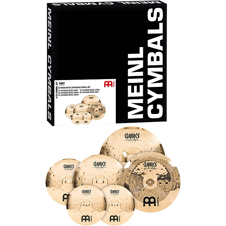 MEINL Classics Custom Extreme Metal Expanded Cymbal Set