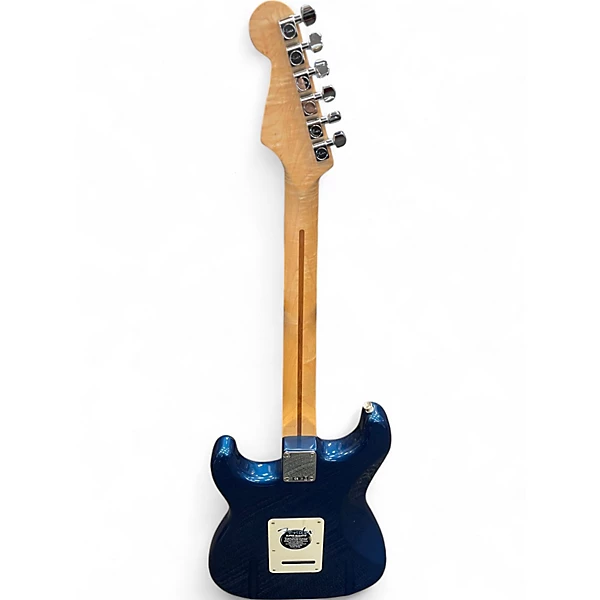 Used Fender Standard Stratocaster HSS Navy Blue Solid Body Electric Guitar