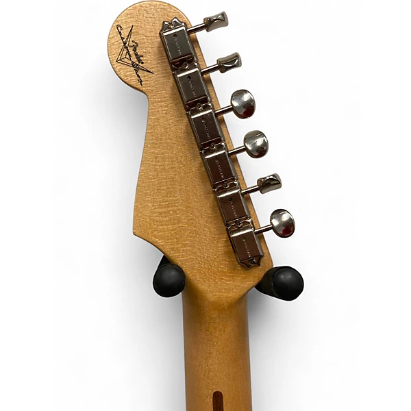 Used Fender Custom Shop Zf Stratocaster Nos Hss Matte Olympic White Solid Body Electric Guitar