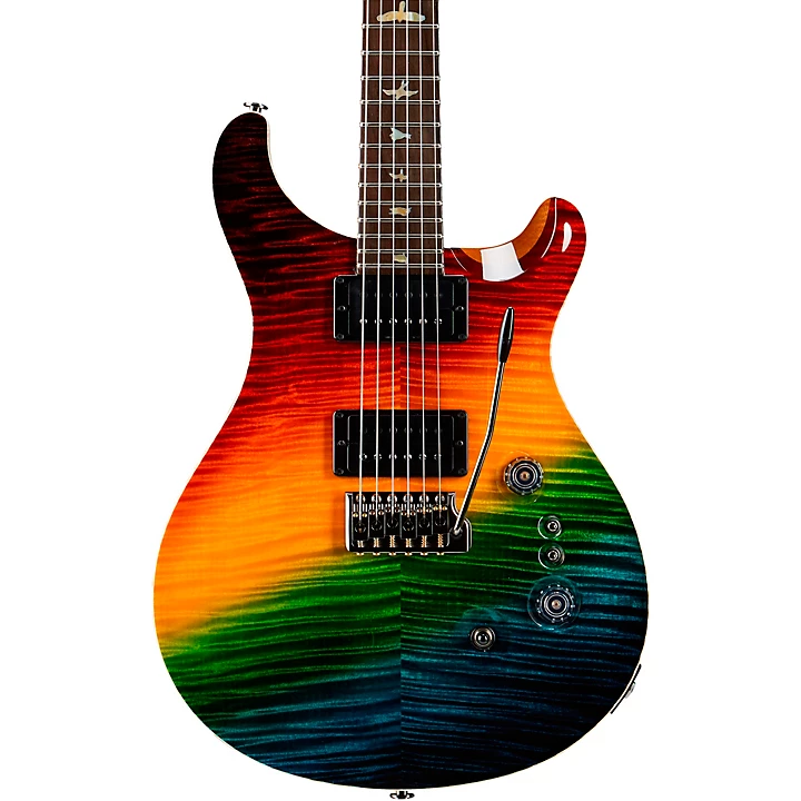 PRS Private Stock Custom 24 08 With Curly Maple Top Figured Mahogany Back and Neck, Brazilian Rosewood Fretboard, Pattern Regular Neck Shape Electric Guitar Darkside Cross Fade