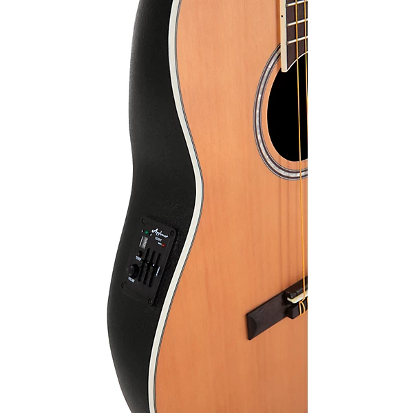 AB24CC 4S Traditional Series Mid Depth Cedar Nylon String Classical Acoustic Electric Guitar Natural