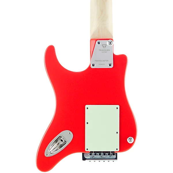 Traveler Guitar Travelcaster Deluxe Electric Travel Guitar Fiesta Red