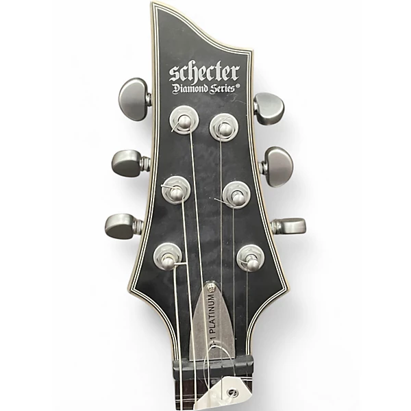 Schecter Guitar Research Used Schecter Guitar Research C1 Platinum Trans Black Solid Body Electric Guitar