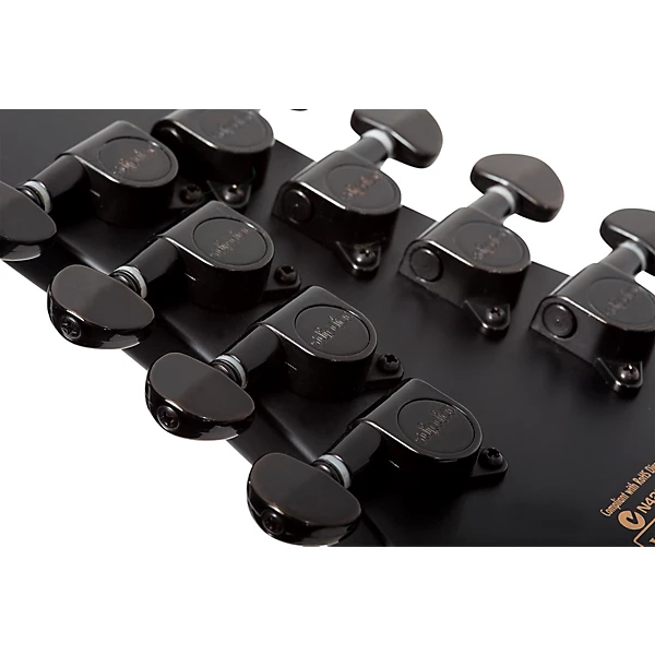 Schecter Guitar Research Damien 8 MS Electric Guitar Satin Black