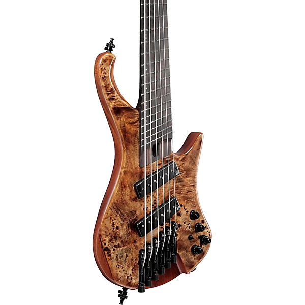 Ibanez EHB1506MS 6 String Multi Scale Ergonomic Headless Bass Antique Brown Stained Low Gloss