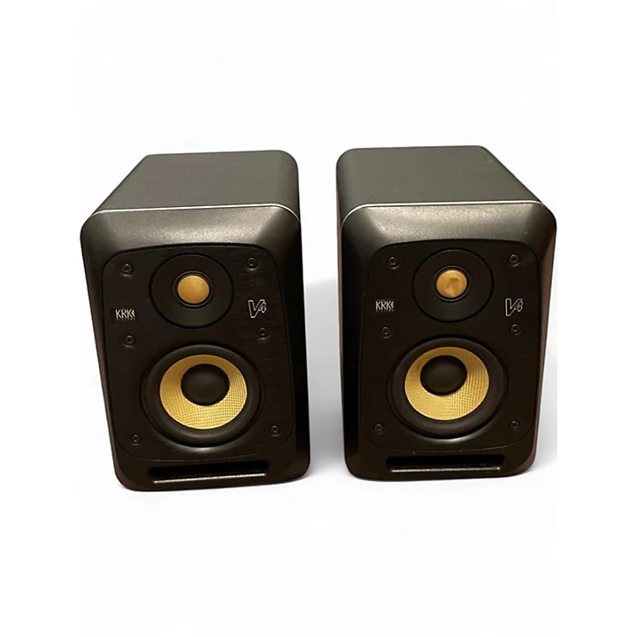KRK Used KRK V4 Series 4 2 Way 4 Active Studio Monitor Pair Powered Monitor.gc