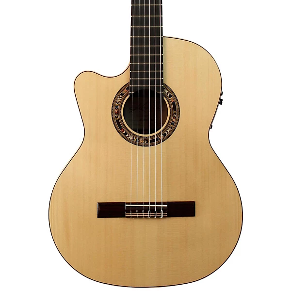 F65CW Left Handed Classical Acoustic Electric Guitar Natural
