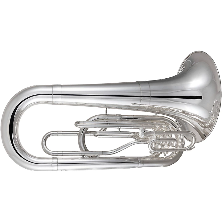 KMT410 Performance Series 3 Valve BBb Marching Tuba Silver plated