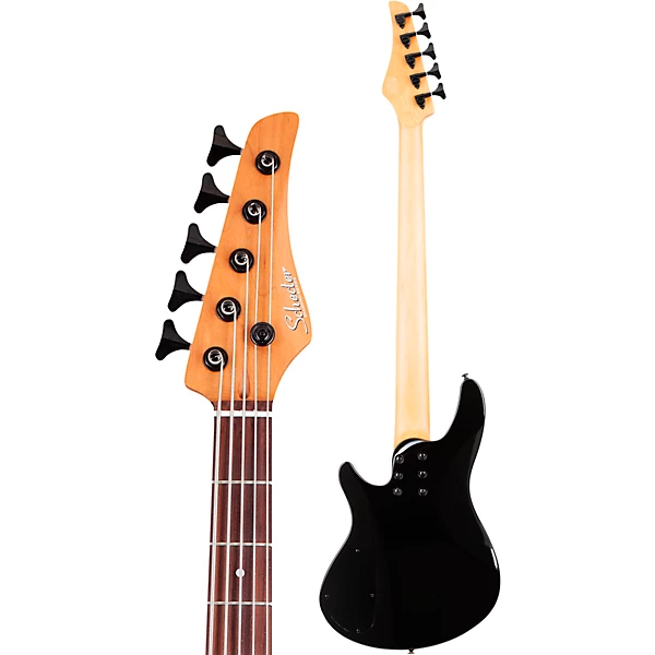 Schecter Guitar Research C 5 Standard 5 String Electric Bass Guitar Tobacco Burl