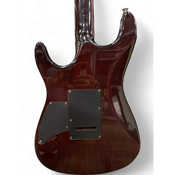 Used 2000s Fender Showmaster HH STRATOCASTER Tobacco Sunburst Solid Body Electric Guitar