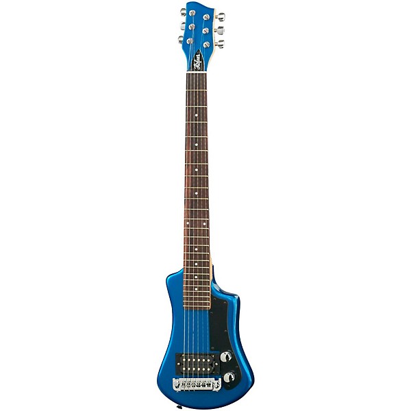 Shorty Electric Travel Guitar Blue
