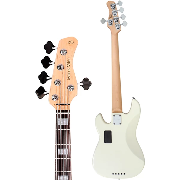 Marcus Miller P7 Alder 5 String Bass Antique White