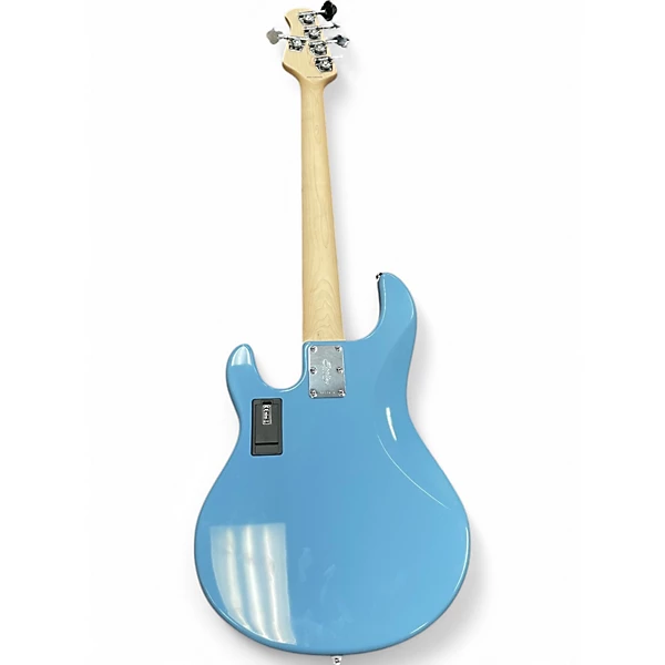 Sterling by Music Man Used Sterling by Music Man Ray5 5 String Chopper Blue Electric Bass Guitar.gc