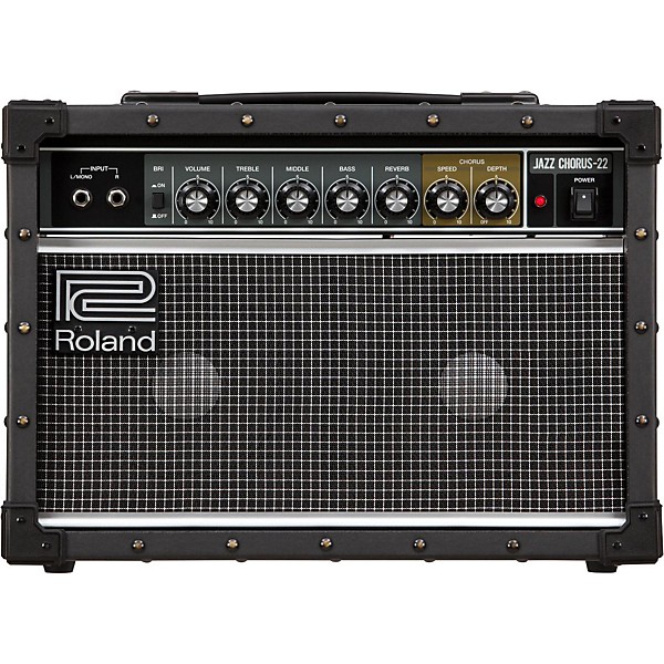 Roland JC 22 Jazz Chorus 30W 2x65 Guitar Combo Amplifier Level 1 Black J49410004001000.gc