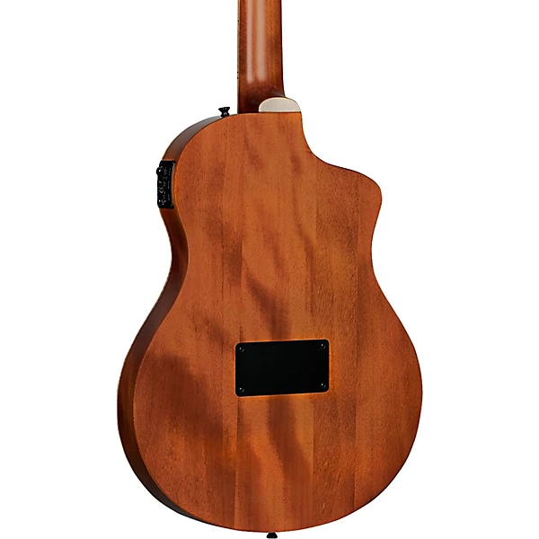 Ortega TourPlayer Deluxe Left Handed Nylon String Acoustic Electric Guitar Blue Burst