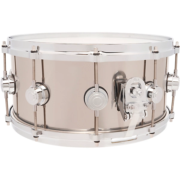 Collectors Series Stainless Steel Snare Drum With Die Cast Hoops