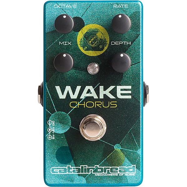 Catalinbread Wake Chorus Octave Effects Pedal Turquoise